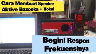 Cara Merakit Bazooka + Vokal Memakai Power Mobil 4 ch
