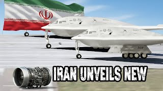 Iran Unveils New “B-2 Mini” Jet Engine for Shahed-161 Stealth Drone
