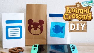 Make Animal Crossing New Horizons Medicine Fish Bait &  Tom Nook Cranny Bag