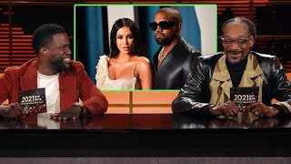 Kevin Hart & Snoop Dogg React To Kim Kardashian And Kanye West Divorce.