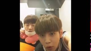 Hansol x Yano saying "Bonjour"