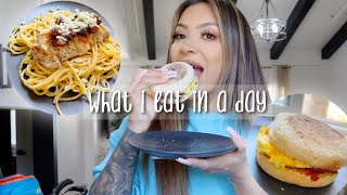 WHAT I EAT IN A DAY: BREAKFAST, LUNCH + DINNER  *Realistic, Easy & Fast Meals*