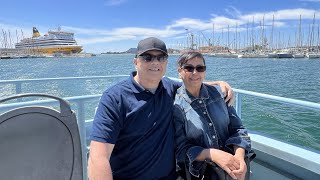 Boat ride from Sablettes to Port de Toulon, France
