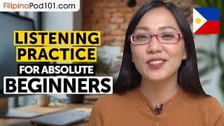 Filipino Listening Comprehension for Absolute Beginners