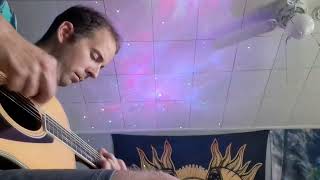 working on some ideas 💡 🤔 it's good to get back into guitar! #guitarist #guitar #trippy #acoustic