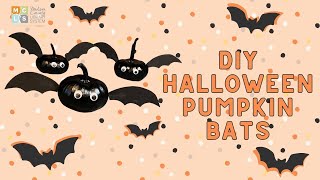 Pumpkin Bats l EASY HALLOWEEN CRAFT FOR KIDS
