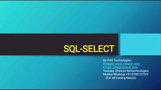 SQL course- SELECT| sql course for beginners| how to use select command
