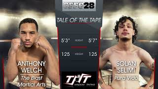 CHOSEN FEW FIGHTING CHAMPIONSHIP 28 Solan Selimi vs Anthony Welch