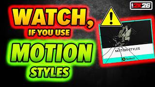 Most Important Motion Styles video EVER!