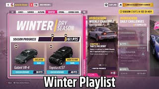 Forza Horizon 5 - Japanese Automotive Series Winter Playlist!
