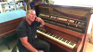 The Old Upright Piano