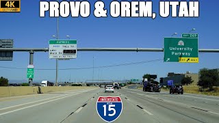 Interstate 15 Through Utah Valley & County: Santaquin, Spanish Fork, Provo, Orem, & Lehi