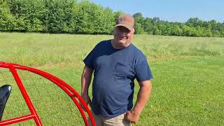 Quick glimpse during training.