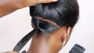 Will this work? SLEEK PONYTAIL on coarse 4C Thick Natural hair!