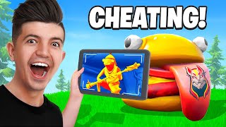 I CHEATED in FORTNITE Hide & Seek for 100,000 VBUCKS!