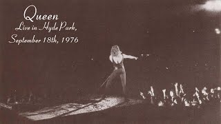 Queen - Freddie's Speech (Live at Hyde Park, 9/18/1976) (Alternate Angle)