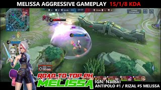 Cutest Marksman Melissa 15 Kills | Road to Top PH