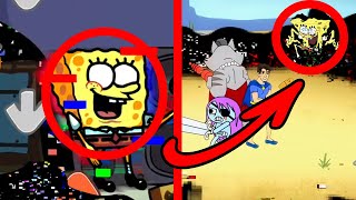References in FNF X Pibby | Corrupted Spongebob VS Pibby | Come and Learn with Pibby