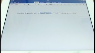 Microsoft Word for iPad - First Look