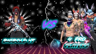 INDIAN VINCENZO VS 4 PRO PLAYERS 🌩🌩⛈🖱⌨(MODE RUOK FF, Apelapato999)(,M1887,Desert Eagle)👽🎯