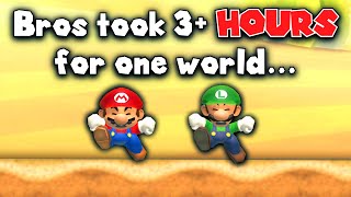 Beating NSMBW before Kai & Speed beat World 2