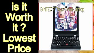 BINTEC 7'' Touch Mini Laptop Features - Important Information