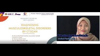 CT scan for musculoskeletal disorder diagnosis