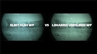 Elbit XLSH and L3Harris Unfilmed White Phosphor Comparison