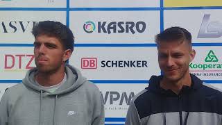 Jiří Barnat a Filip Duda: Soupeřův herní styl nám vyhovoval | Svijany Open 2025