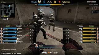 Starladder Berlin 2019 CS:GO | Legends Stage Round 2 Upper Match 6 | FaZe Clan vs Team Vitality