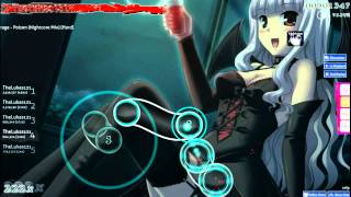 Osu! - Groove Coverage - Poison (Nightcore Mix) [Hard] + Nightcore - Gameplay S