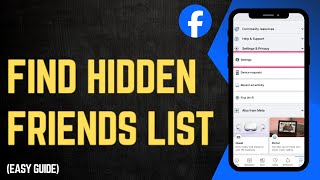 How To Find Facebook Hidden Friend List