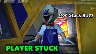Ice Scream 1 Bug! Player and Rod Stuck Bug - In Improved Update
