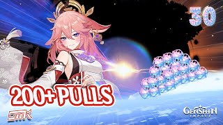 SPENDING MY LIFETIME SUPPLY OF LUCK WITH 200+ PULLS FOR YAE MIKO