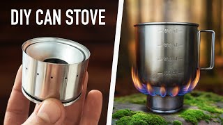 How To Make The Ultimate $1 Alcohol Stove - No Power Tools Needed!