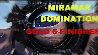 MIRAMAR DOMINATION WWCD | SOLO 6 FINISHES | iGL POV ?