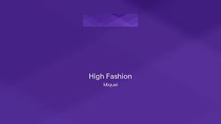 High Fashion