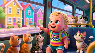 Meow Town Learning Ride 🐱🚗 | Fun Learning & Play for Kids | Toddler Adventure Video