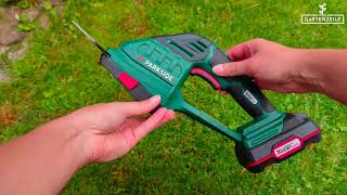 Parkside (LIDL) cordless grass and shrub shears PAGS 20-Li A1 tested!