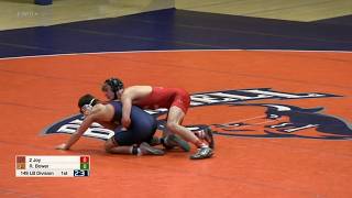 149lbs Jaxon Joy (Cornell) vs Riley Bower (Bucknell)