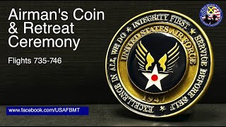 Department of the Air Force BMT Airman's Coin Ceremony: Flights 735-746 -- Nov. 5, 2025