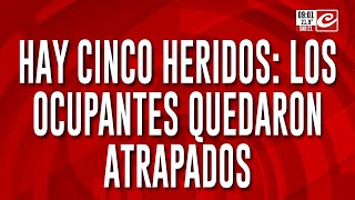 Violento choque en Avenida Costanera deja a cinco personas heridas
