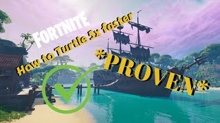 How to turtle 5X FASTER!! *PROVEN*
