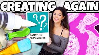 I haven't made ART for an entire YEAR?! ((Now I'm in a 50 ARTISTS COLLAB!!))