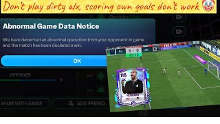 FCMobile #fifamobile 945: Dirty alx using own goals trick 🤡 that does not work 😜 