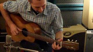 Duncan James playing Runesson Parlore, a handmade parlor / parlour guitar.
