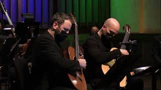 Half-thorn Blooms (2021) for two guitars and string orchestra by Bekah Simms