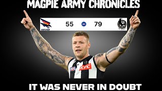 REVIEW OF PIES HISTORIC VICTORY OVER ADELAIDE