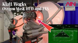 Klatt Works Oxygen Mask Head-Up Display Lets Pilot See in Smoky Cockpits – AIN