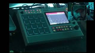 MPC Live 2 beat making a crazy beat flipping a 3:4 sample